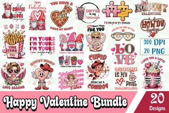 Download Happy Valentine Sublimation Bundle - Sublimation Collection