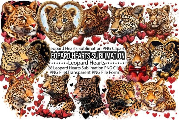 Download Leopard Hearts Sublimation Bundle - Sublimation Collection