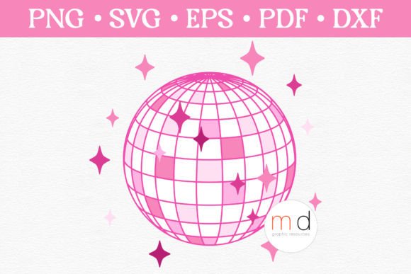 Download Cute Pink Disco Ball Svg Mirror Ball Png - Disco Collection