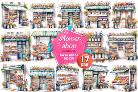 Download Flower Shop Sublimation Clipart - Sublimation Collection