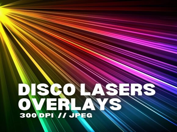 Download 15 Disco Laser Light Overlays - Disco Collection
